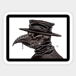 Plague Doctor Profile Sticker